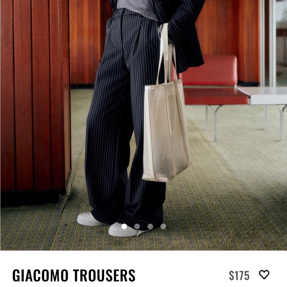 Sezane Giacomo trousers black US 8 UK 12 NWT